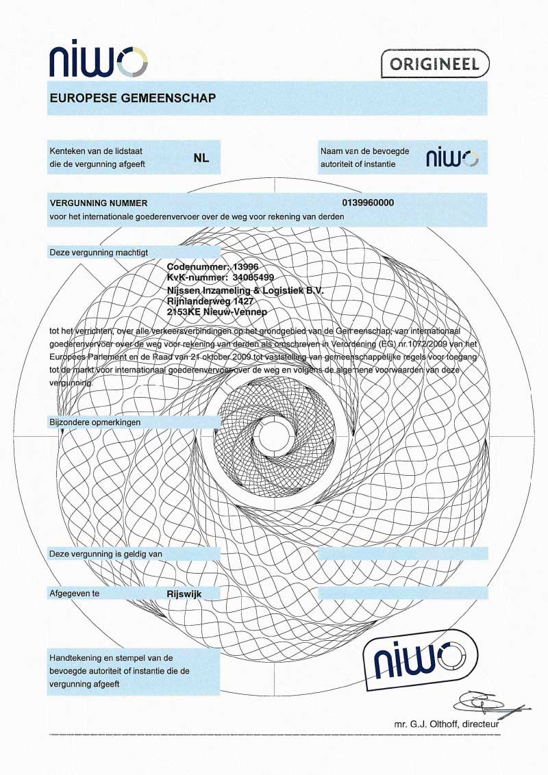 NIL-niwo-certificaat-download